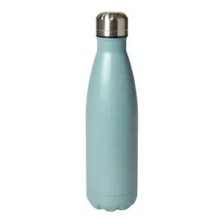 Termoflaske 500 ml. rustfrit stål isblå - Termokrus & kander